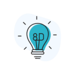 Logo résolution de problème 8D
